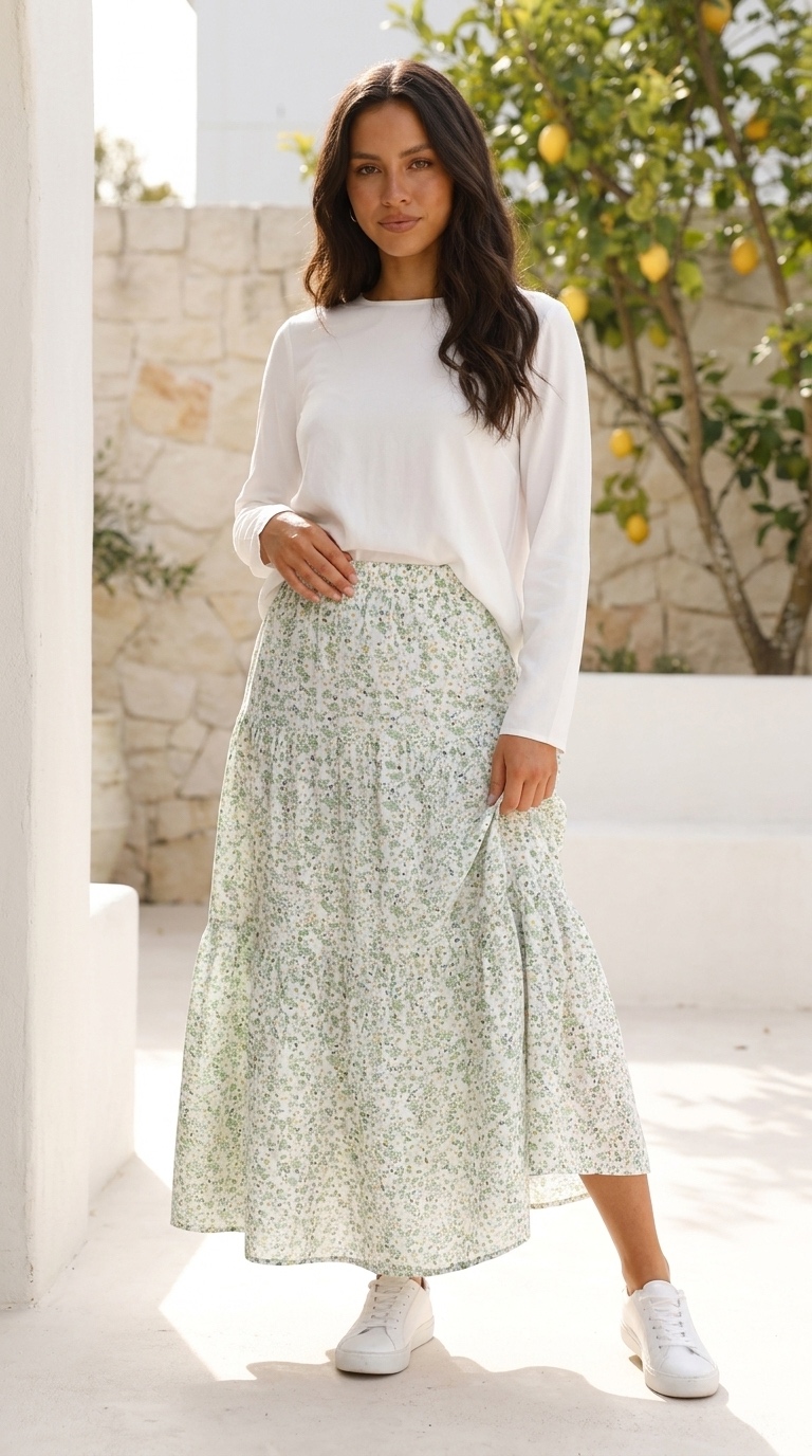 Floral Skirt