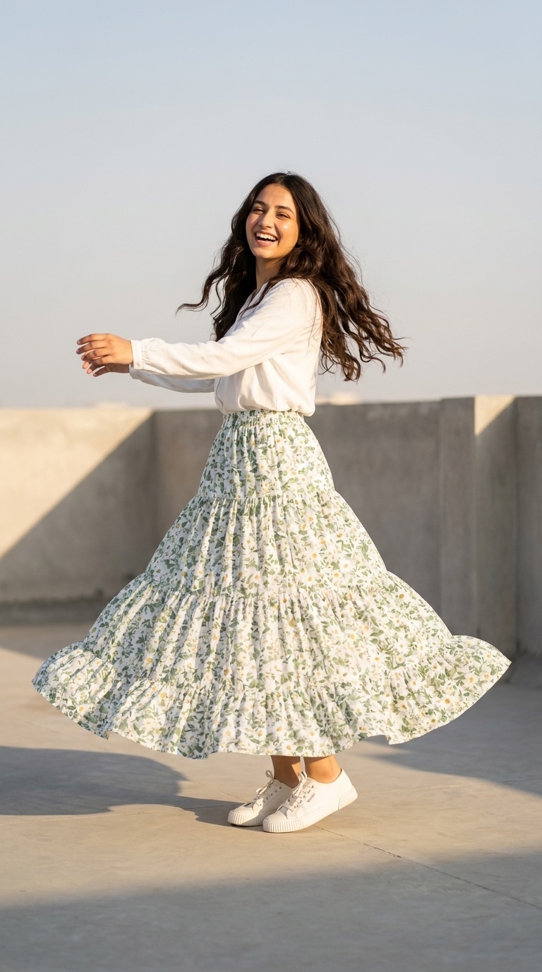 Floral Skirt