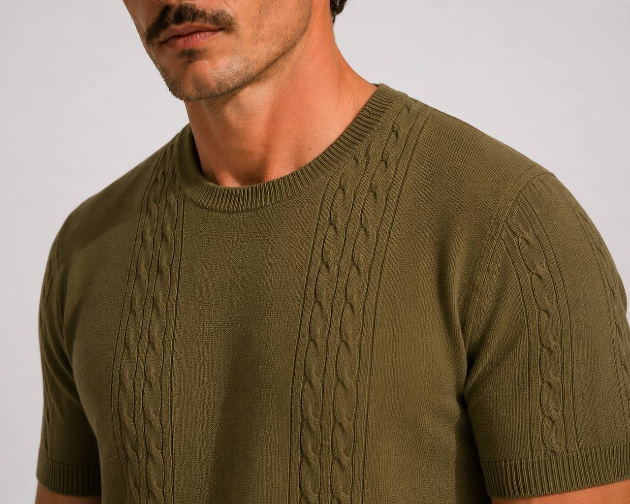 Knitted Round T-Shirt