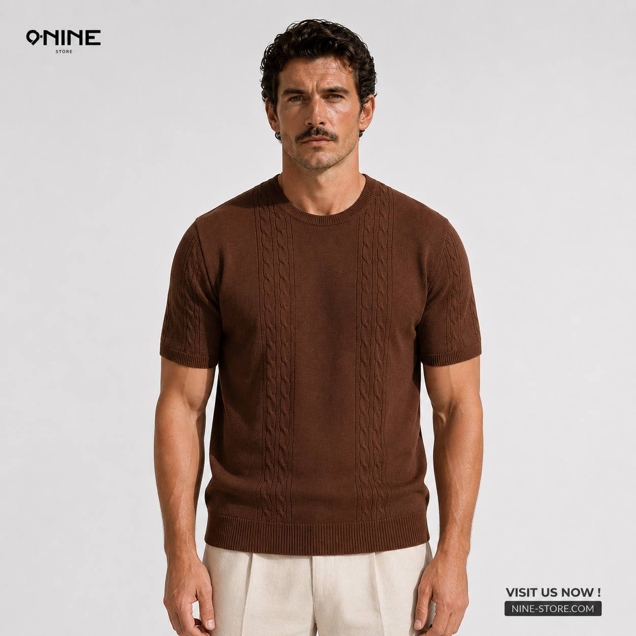 Knitted Round T-Shirt