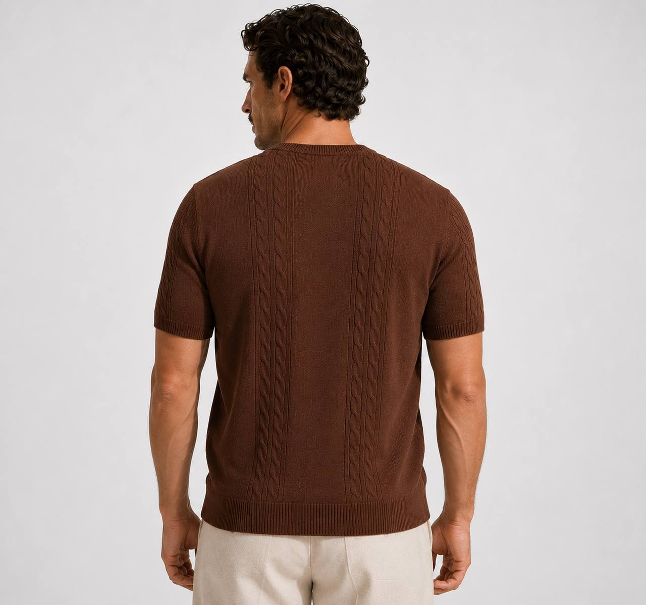 Knitted Round T-Shirt