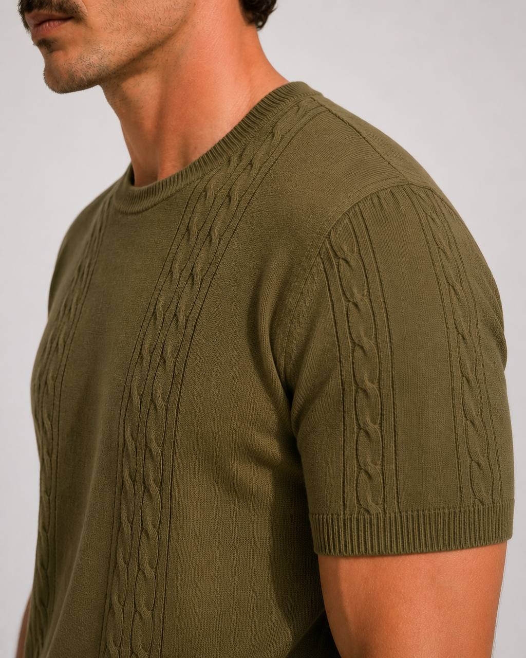 Knitted Round T-Shirt