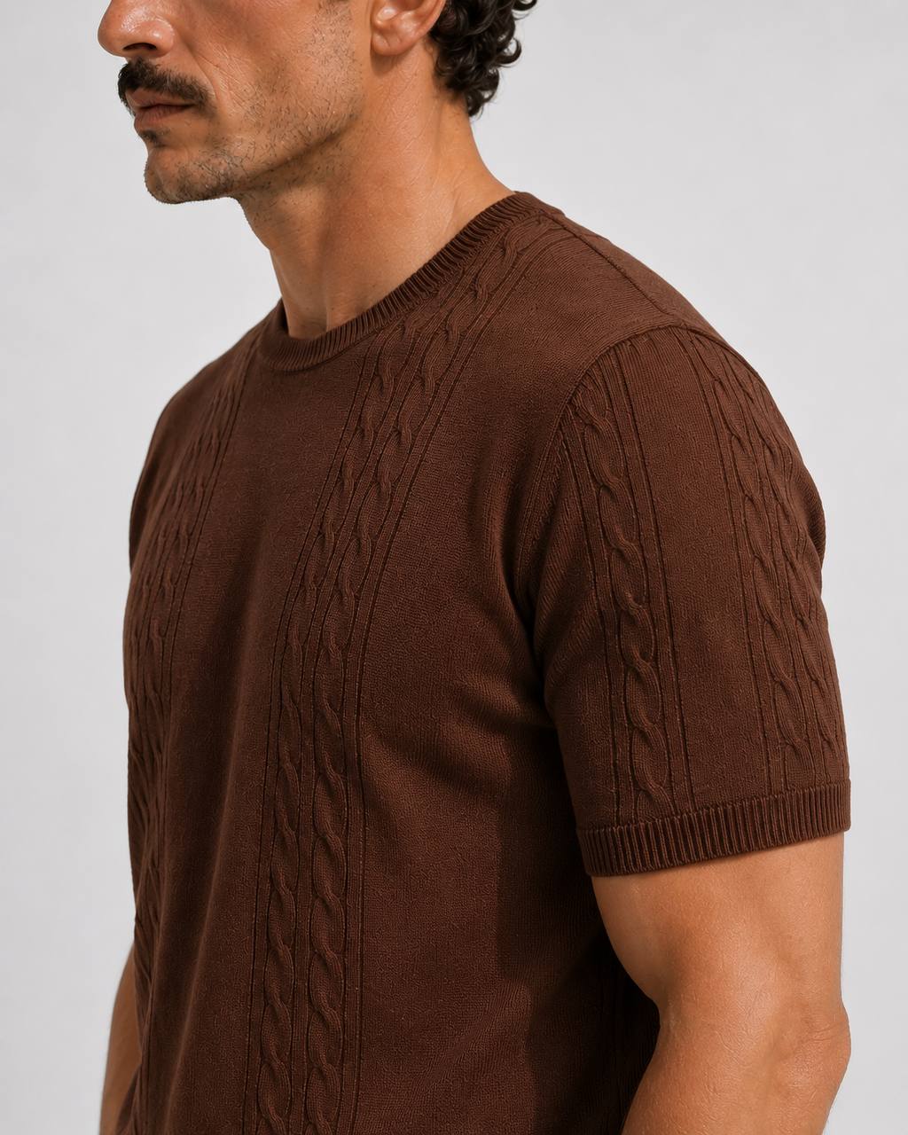 Knitted Round T-Shirt