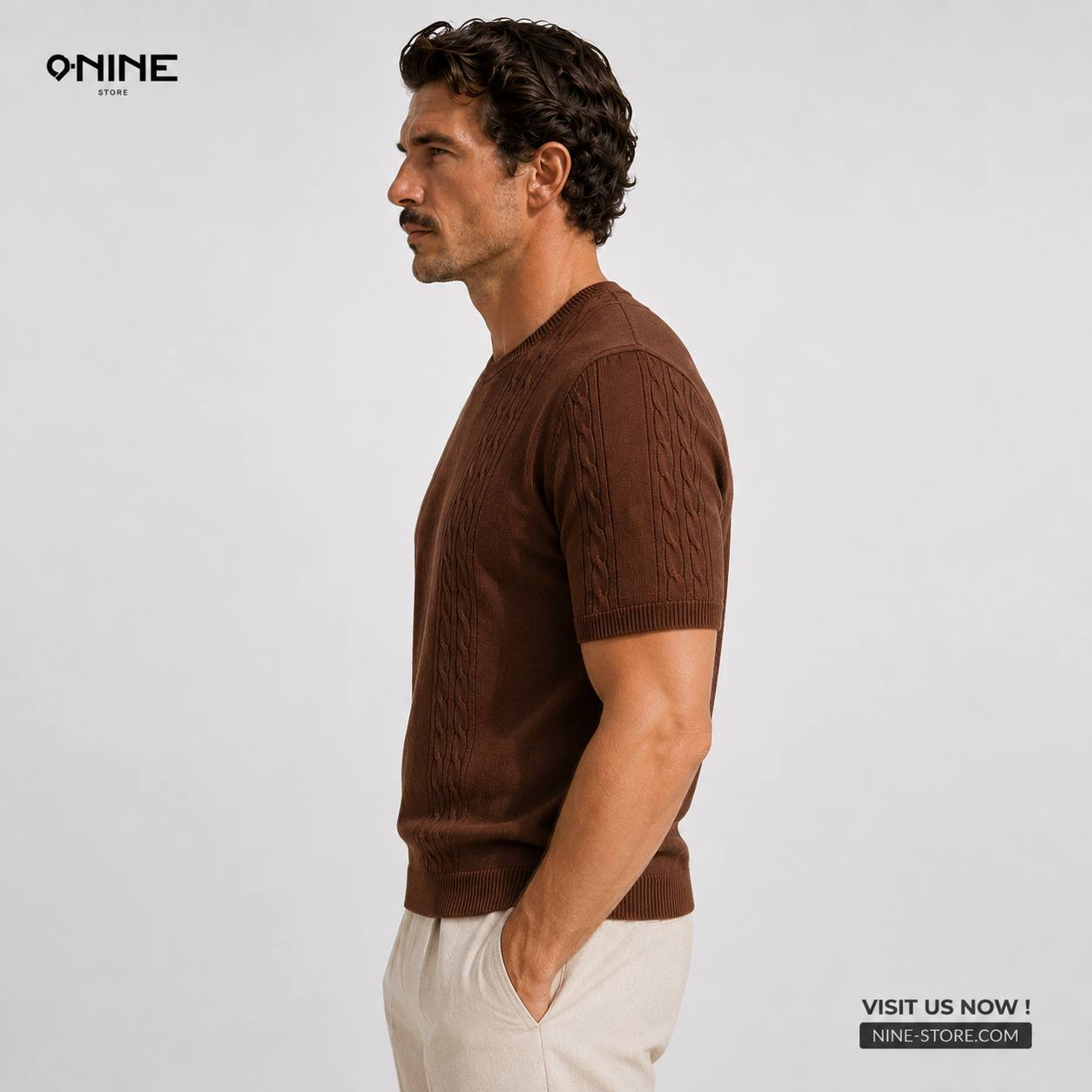 Knitted Round T-Shirt
