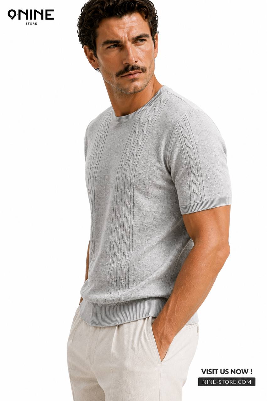 Knitted Round T-Shirt