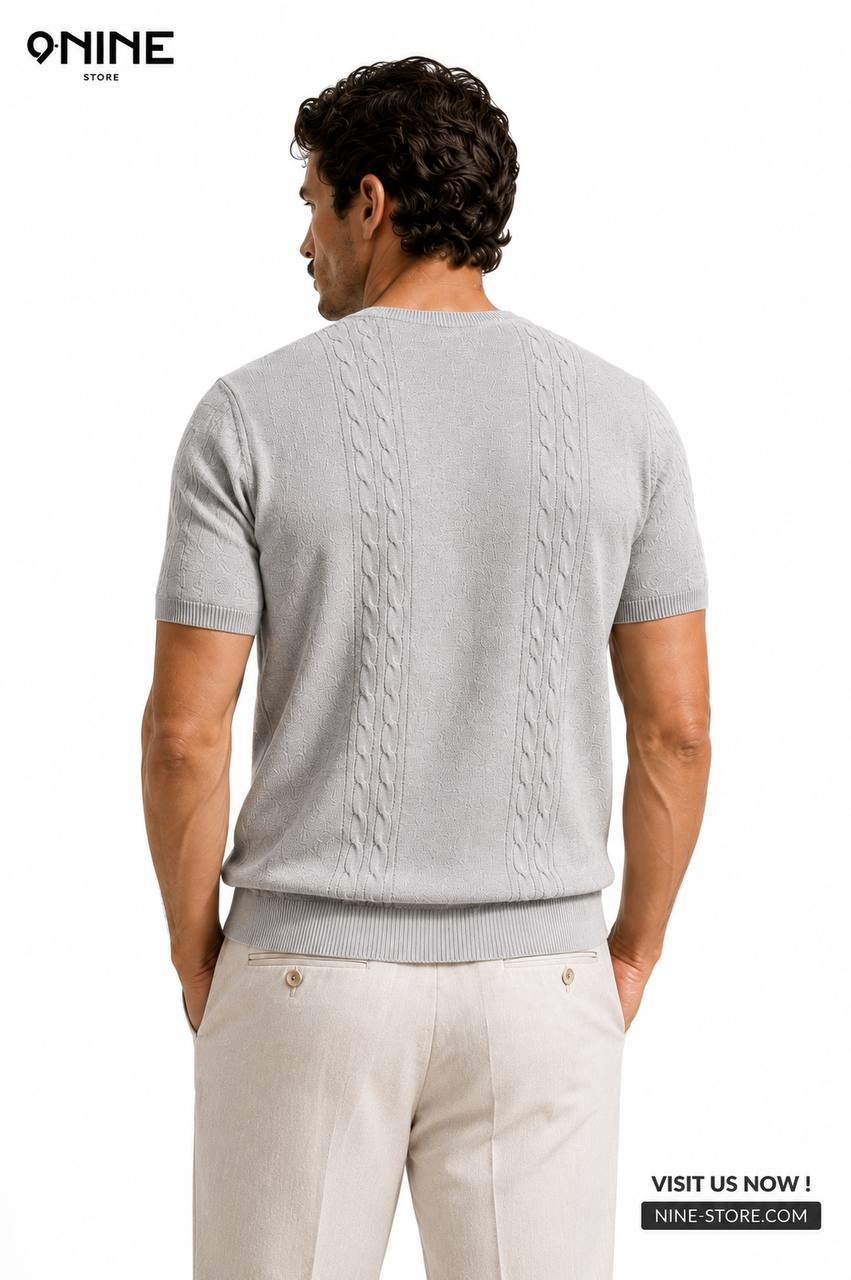Knitted Round T-Shirt