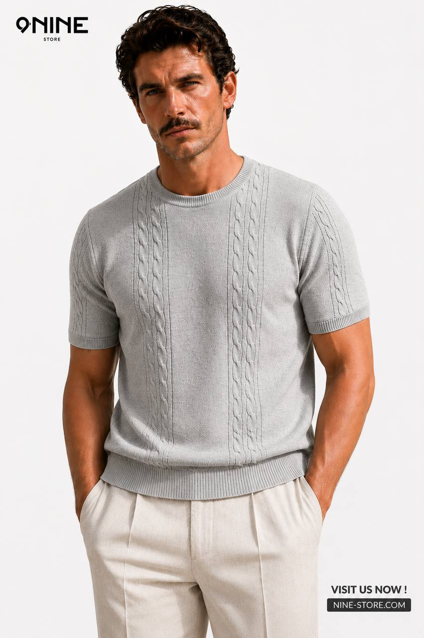 Knitted Round T-Shirt