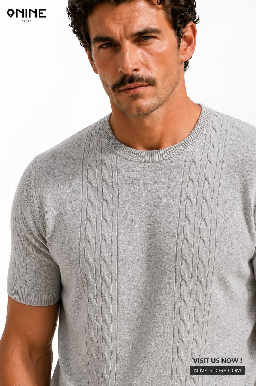 Knitted Round T-Shirt