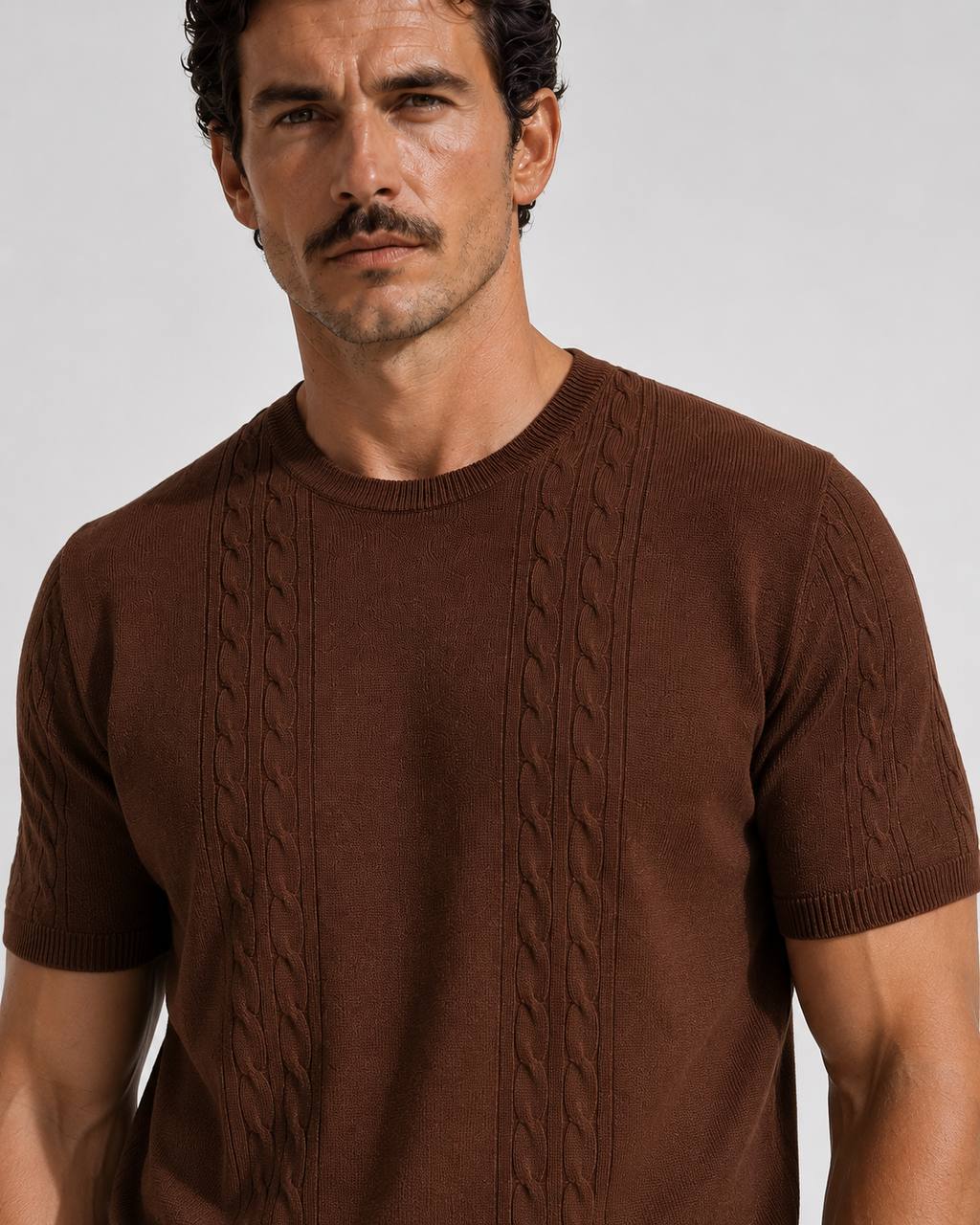 Knitted Round T-Shirt