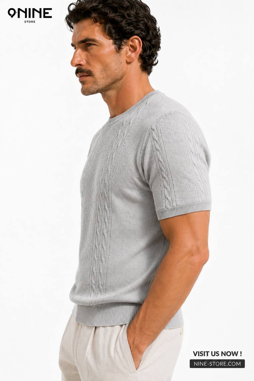 Knitted Round T-Shirt