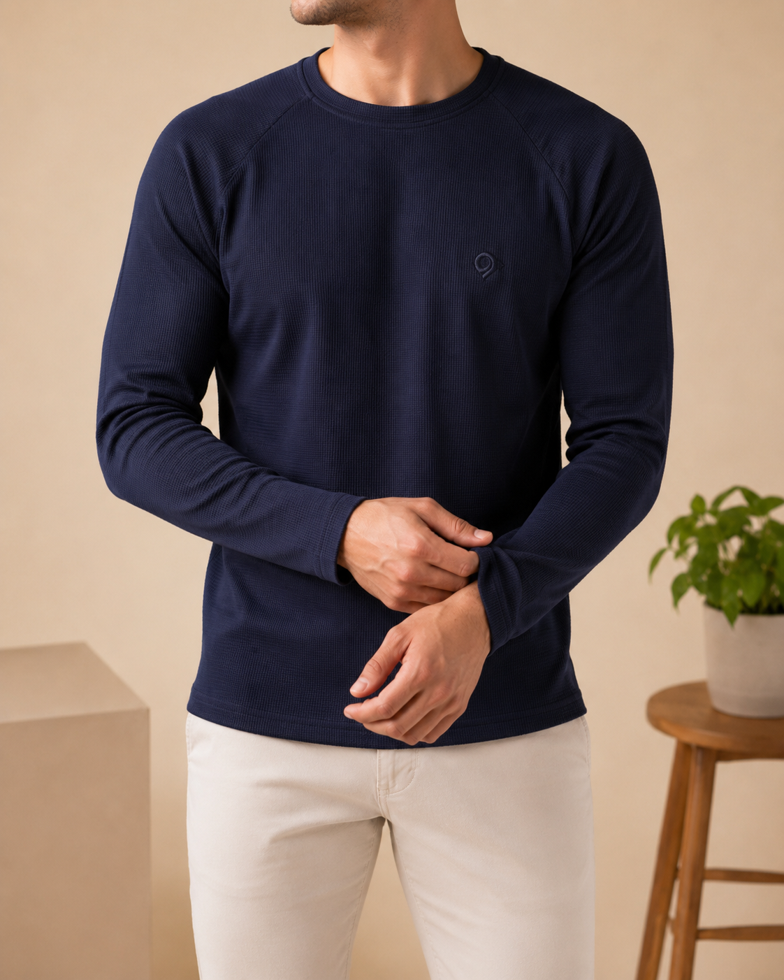 Round Ribbed Velvet